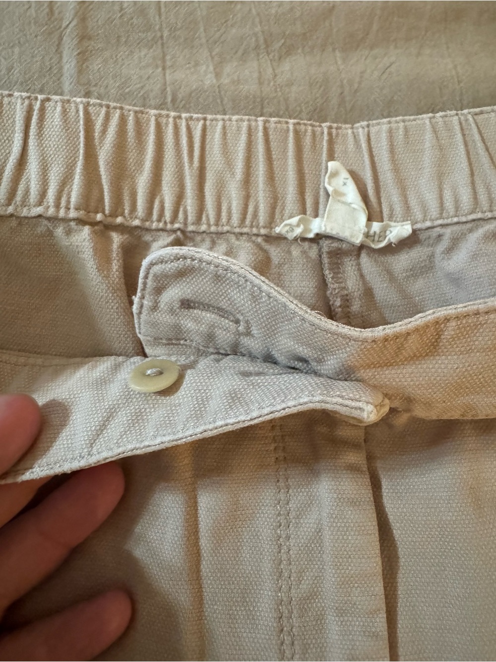 Eileen Fisher Light Beige Capris - Picture 9 of 14